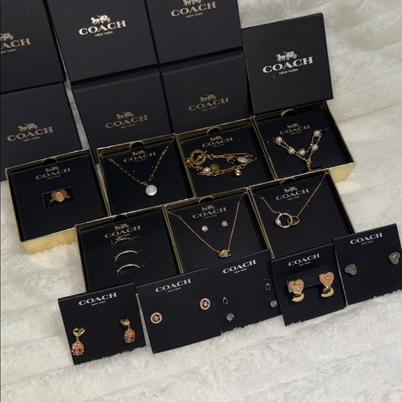Coach Jewelry - Coach Jewelry Gold &Silver earring ,rings, bracelets , necklaces  your choice